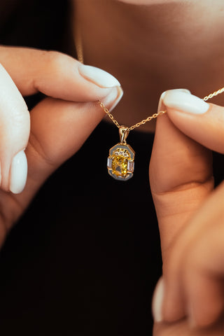 Lena Citrine Necklace