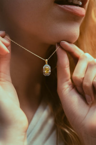 Lena Citrine Necklace