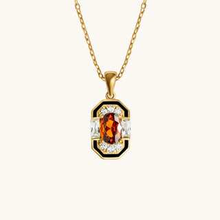 Lena Garnet Necklace