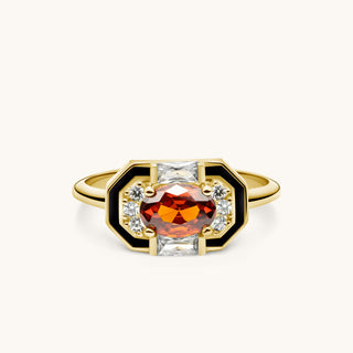Lena Garnet Ring