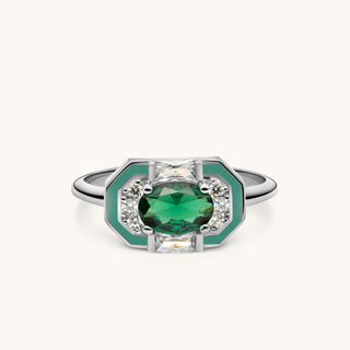Lena Emerald Ring