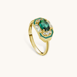 Lena Emerald Ring