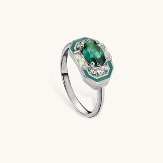 Lena Emerald Ring