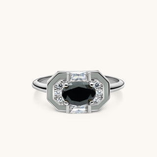 Lena Black Onyx Ring