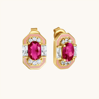 Lena Tourmaline Stud Earring