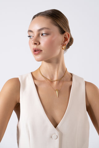 Twisted Oval Gold Earrings - Earrings - Womuse | Fine Jewelry
