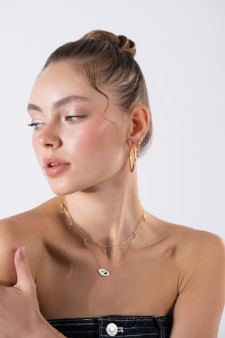 Citrine Zircon Gold Charm - Charms - Womuse | Fine Jewelry