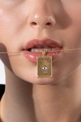 The Magician Tarot Gold Vermeil Necklace - Gold Vermeil Necklaces - Womuse | Fine Jewelry