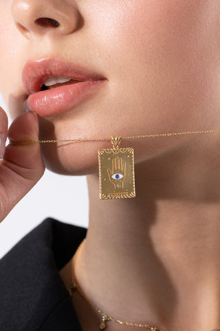 The Magician Tarot Gold Vermeil Necklace - Gold Vermeil Necklaces - Womuse | Fine Jewelry