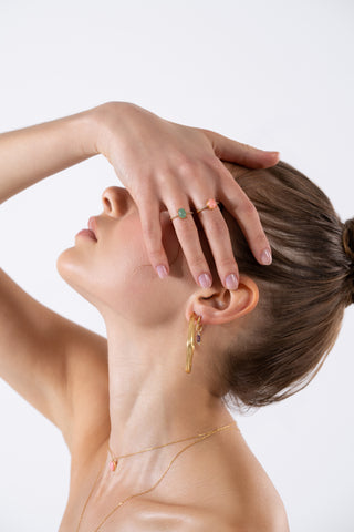 Amethyst 24K Gold Vermeil Charm - Charms - Womuse | Fine Jewelry