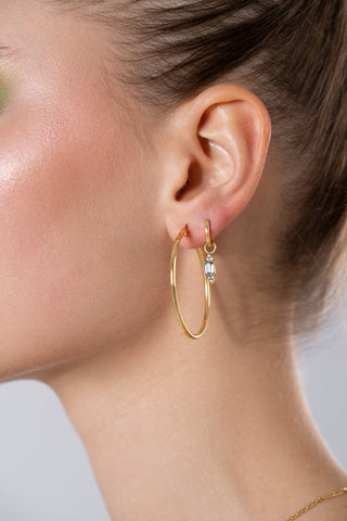Topaz Zircon Gold Charm - Charms - Womuse | Fine Jewelry