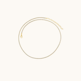 Tennis Necklace 1mm