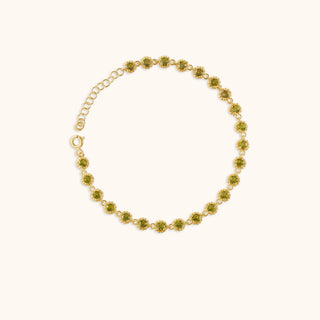 Round Mini Tennis Bracelet