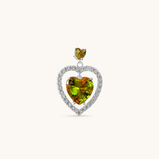 Heart Statement Double Heart Earrings