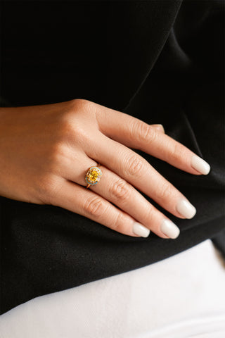 Lena Citrine Ring