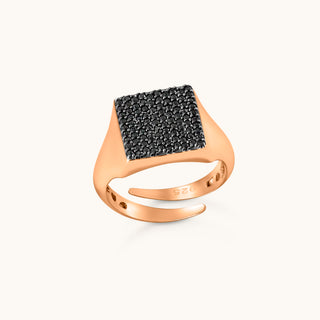 Celeste Square Signet Ring