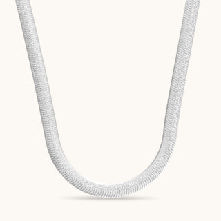 Bold Herringbone Chain Necklace