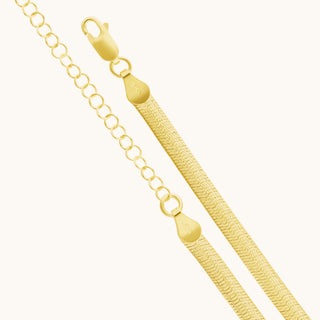 Bold Herringbone Chain Necklace