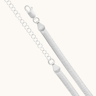 Bold Herringbone Chain Necklace