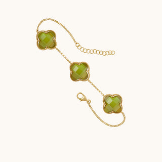 Muse Triple Clover Zultanite Bracelet