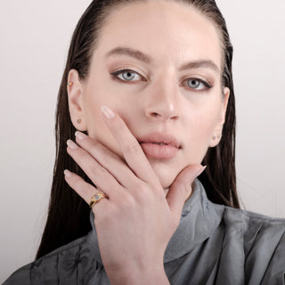 Alice Blue Topaz Ring