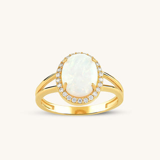 Luminosa Glowing Moonstone Ring