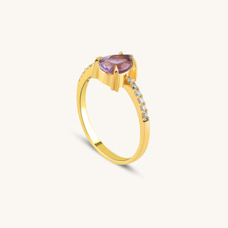 Scintillante Twinkling Amethyst Ring