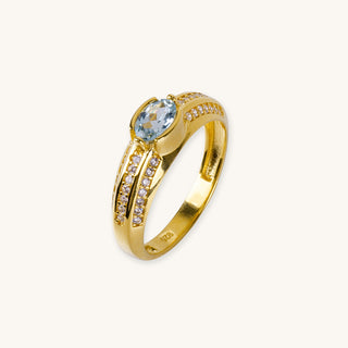 Bella Blue Topaz Ring