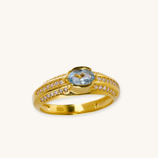 Bella Blue Topaz Ring