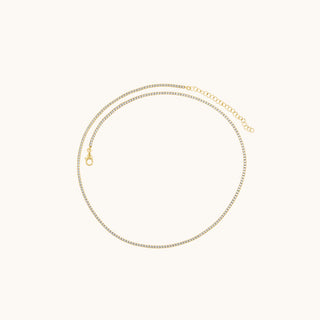 Tennis Necklace 1mm