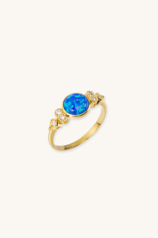Eleanor Blue Opal Ring