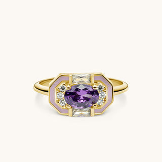 Lena Amethyst Ring