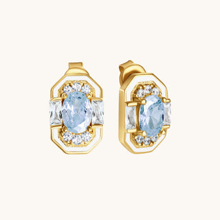 Lena Topaz Stud Earring