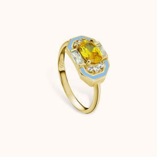 Lena Citrine Ring