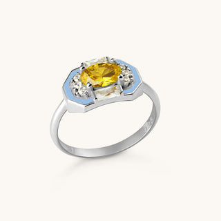 Lena Citrine Ring
