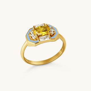 Lena Citrine Ring