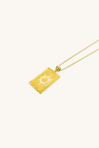 The Sun Tarot Card Necklace