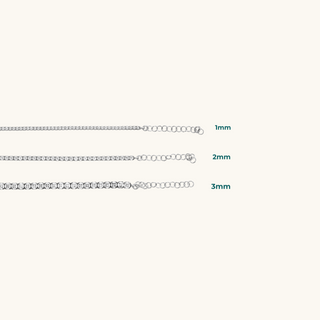 Tennis Necklace 3mm