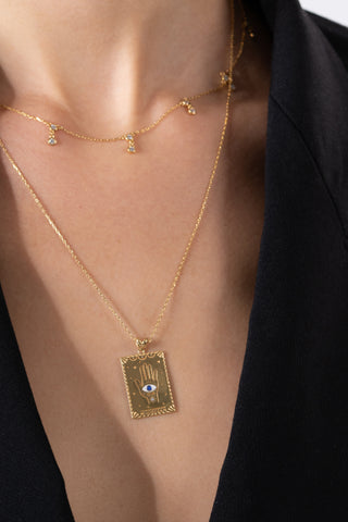 The Magician Tarot Gold Vermeil Necklace - Gold Vermeil Necklaces - Womuse | Fine Jewelry