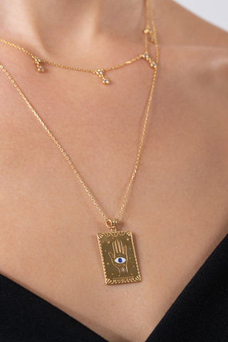 The Magician Tarot Gold Vermeil Necklace - Gold Vermeil Necklaces - Womuse | Fine Jewelry