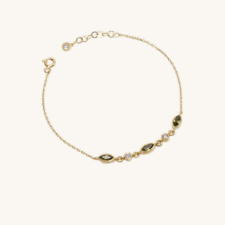 Vivian Green Quartz Bracelet or Anklet