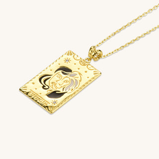 The Strength Tarot Card Necklace