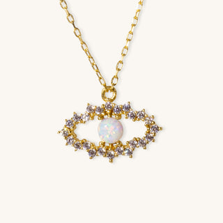 Nefertiti's Radiance Opal Necklace