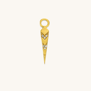 Dagger Zircon Charm