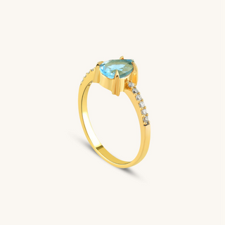 Scintillante Twinkling Topaz Ring