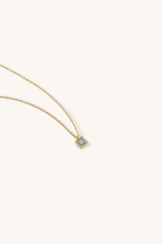 Midi Diamond Square Necklace