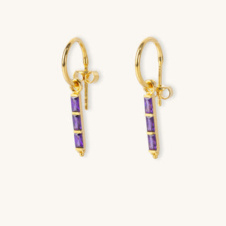 Theodora Amethyst Earrings