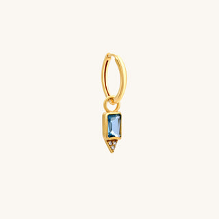 Baguette Topaz Charm