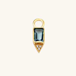 Baguette Topaz Charm