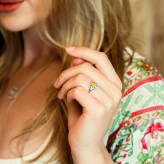 Lena Citrine Ring